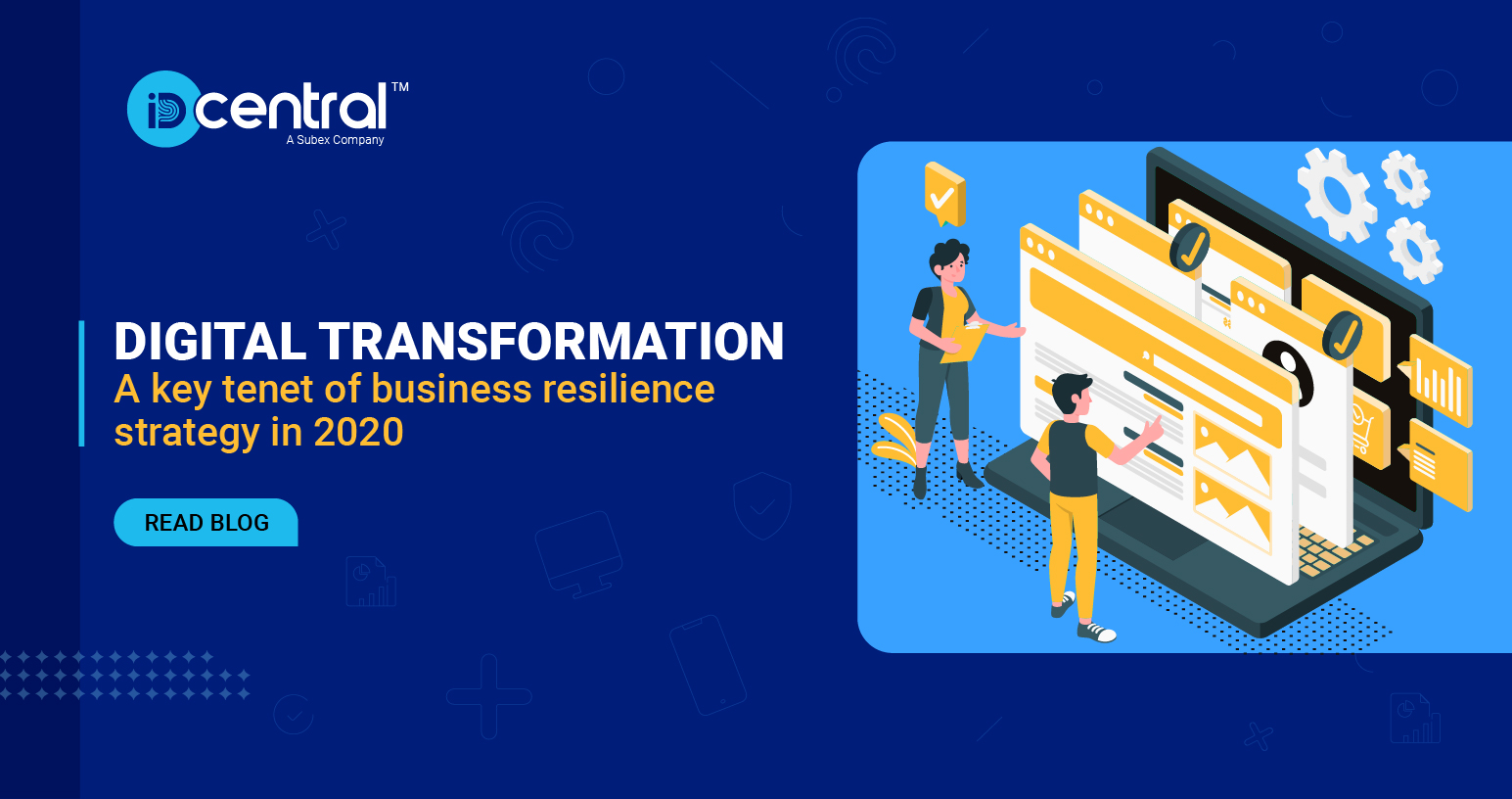 Text- Digital Transformation - A key tenet of business resilience strategy in 2020